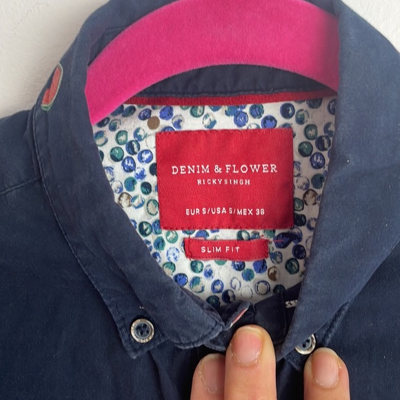 Denim & Flower Slim Fit Watermelon 🍉 Shirt🤩 - Picture 3 of 3